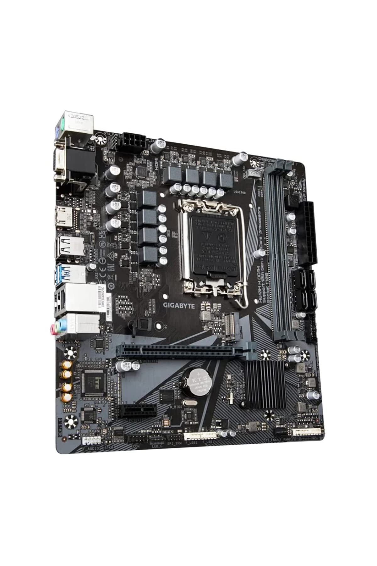 GIGABYTE H610M H DDR4 PLACA BASE INTEL H610 EXPRESS LGA 1700 MICRO ATX