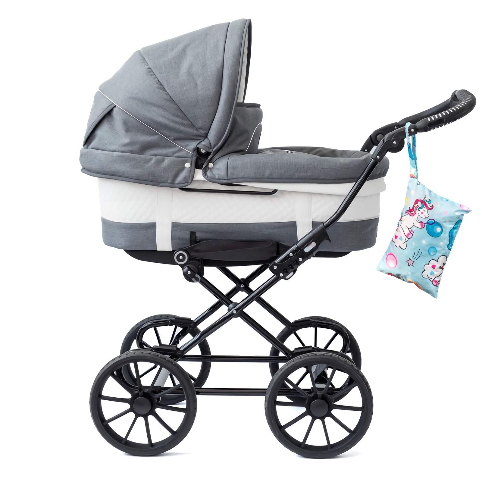 Borse Per Pannolini Comius Sharp - 4 Pezzi Impermeabili, Riutilizzabili, Per Viaggi E Cambio - Foto 14