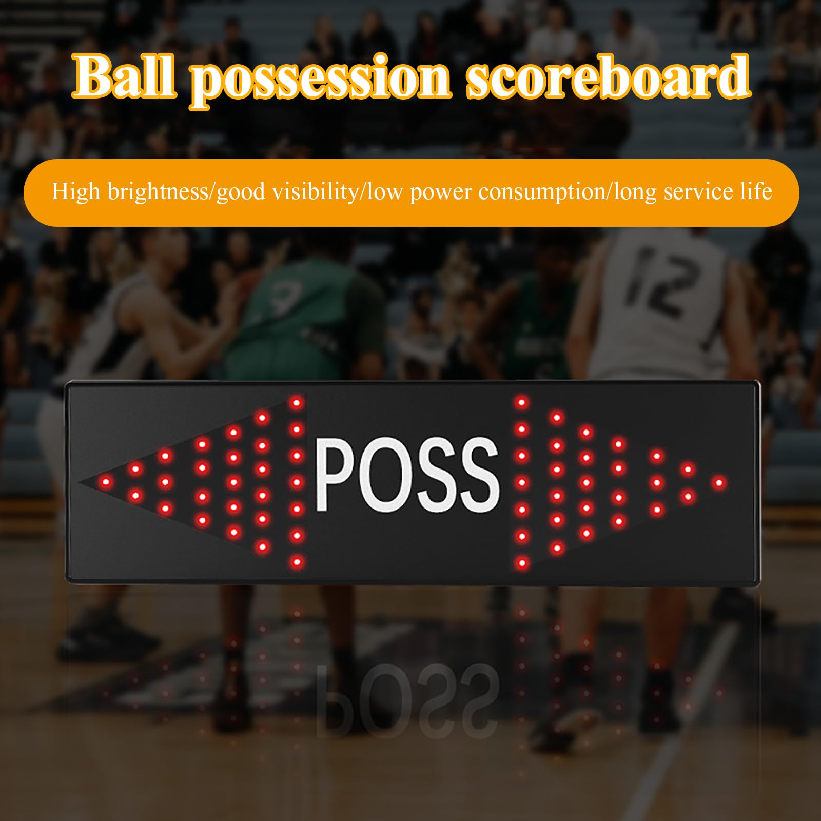 KEhtu El Indicador De Control De La Pelota De Baloncesto, La Flecha De Control De La Pelota De Baloncesto Electrónica LED, Muestra La Dirección del Ataque del Equipo Después De Recibir La Pelota.