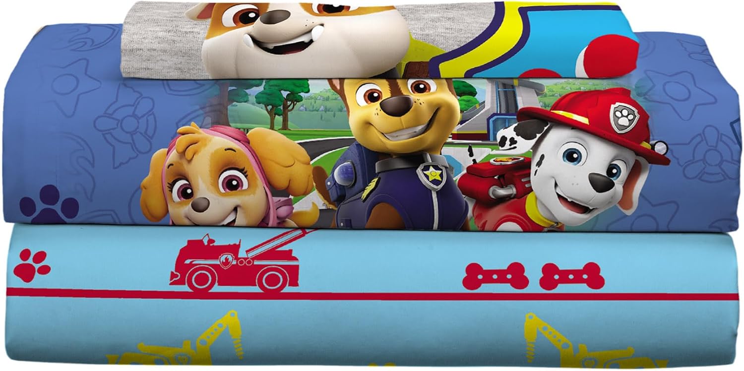 Franco Kids Bedding Super Soft Microfiber Sheet Set, Twin, Paw Patrol