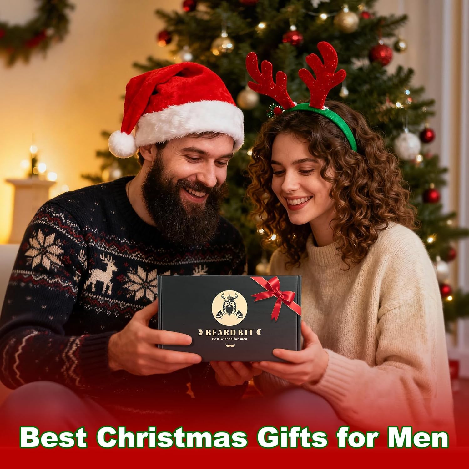 Beard Kit Gifts for Men, Father's Day Birthday Gifts for Men Dad Him, Grooming & Trimming Tool Complete Set, Beard Care Kit with 2 Beard Growth Oil/Balm/Brush/Comb/Shaving Soap/Cup&Storage Bag - Image 6