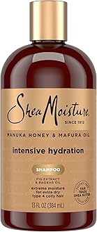 Intensive Hydration Shampoo Manuka Honey and Mafura Oil for Dry, Damaged Hair Sulfate-Free 13 oz