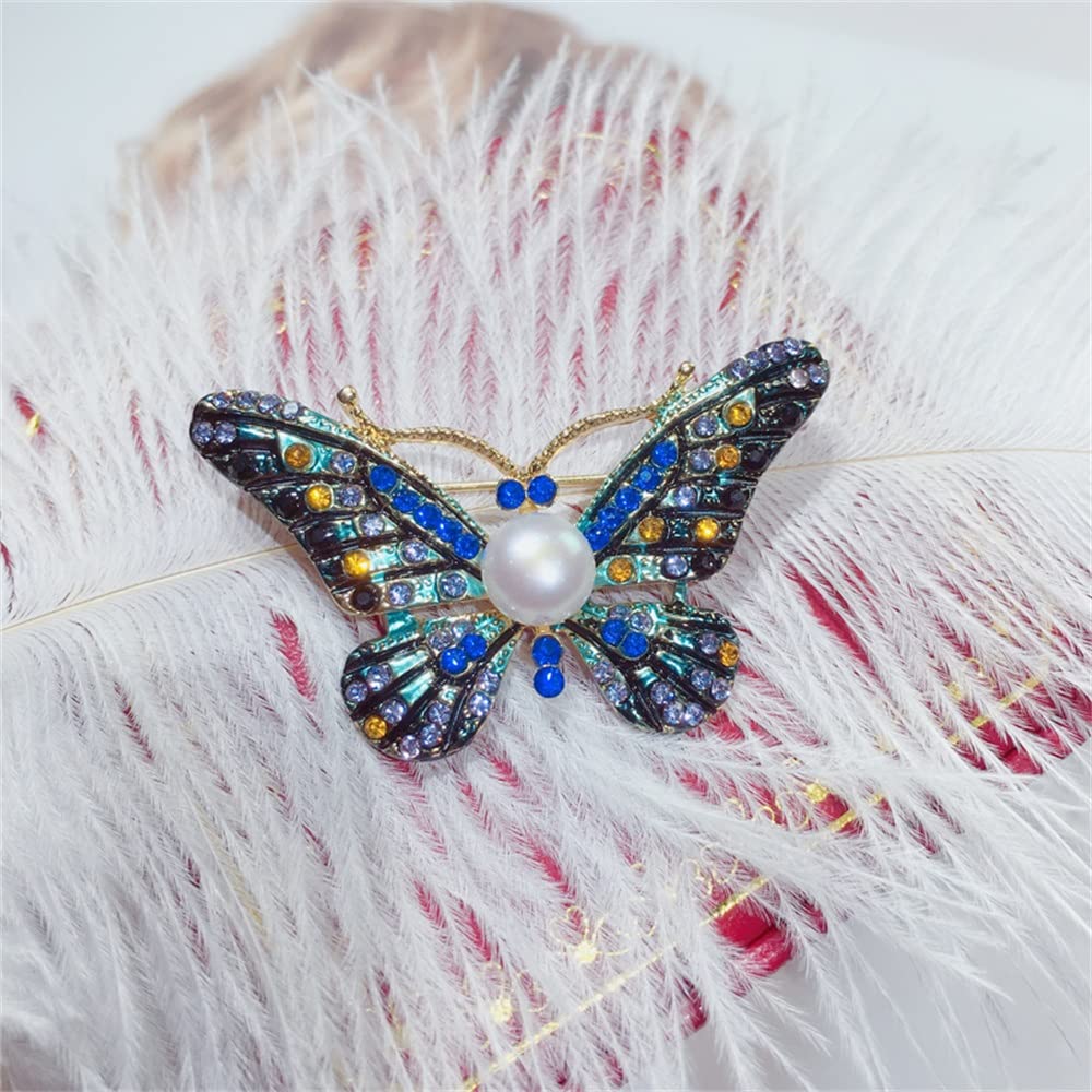 LYGXWJFC Spilla Elegante da Donna con Perle Spilla Vintage con Perle Gioielli con Perle Accessori da Donna