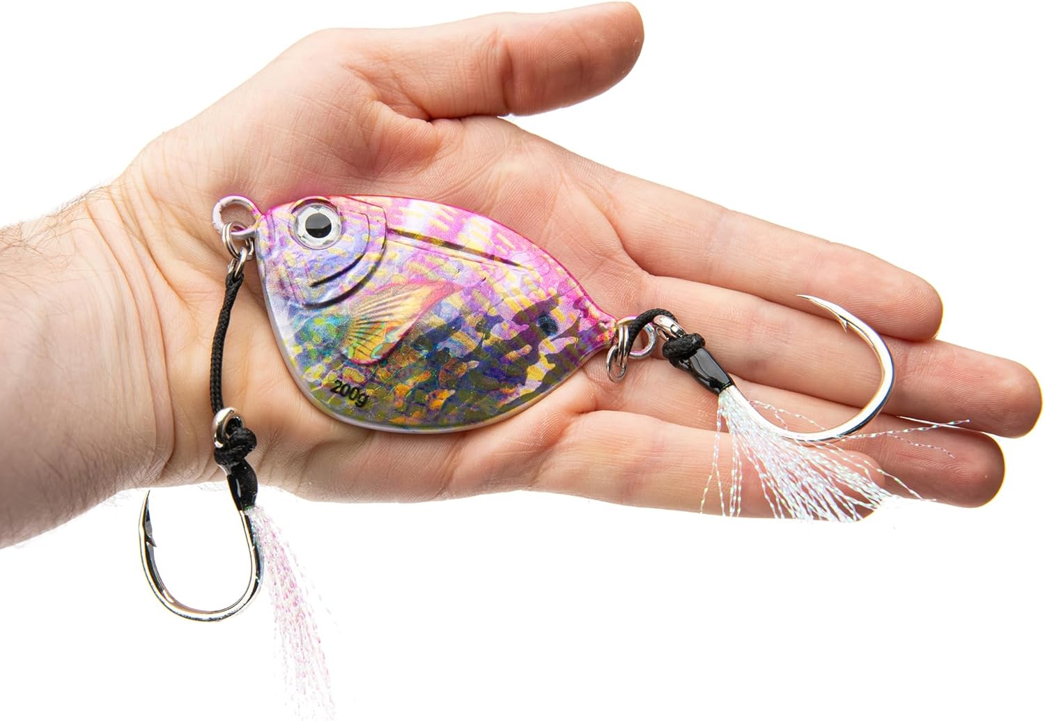 Imposter Jig, Lane Snapper Pattern, Slow Pitch Fishing Lure, Inshore and Offshore Fish