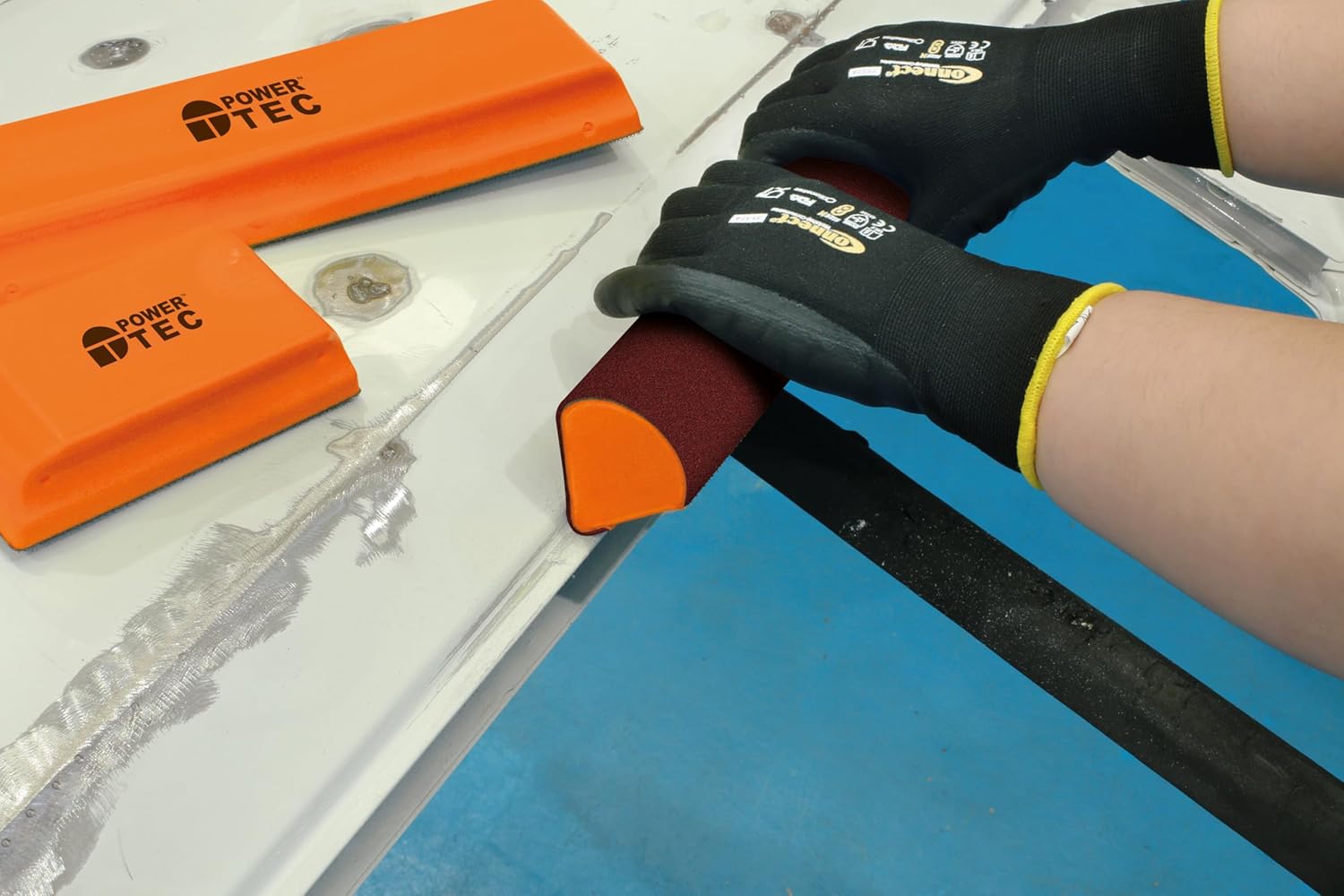 PowerTec 92711 Sanding Block Set - Multi-Angle 7pc