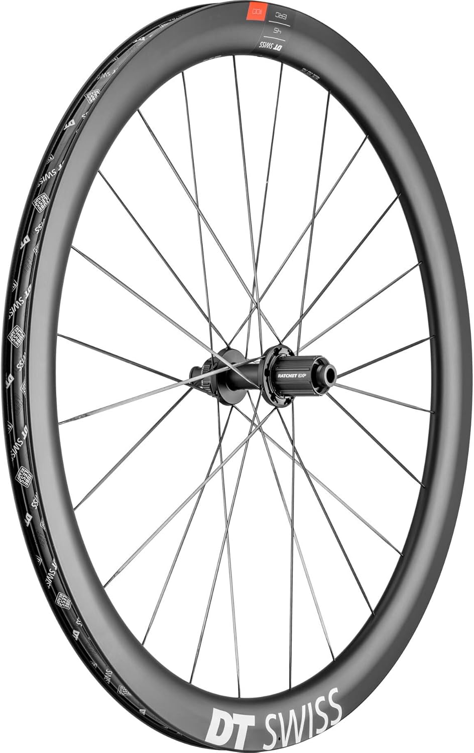 DT Swiss ERC 1100 DiCut 45 Rear Wheel - 700c, 12 x 142mm/QR x 135mm, 6-Bolt/Center-Lock, HG 11 Road/XDR, Black