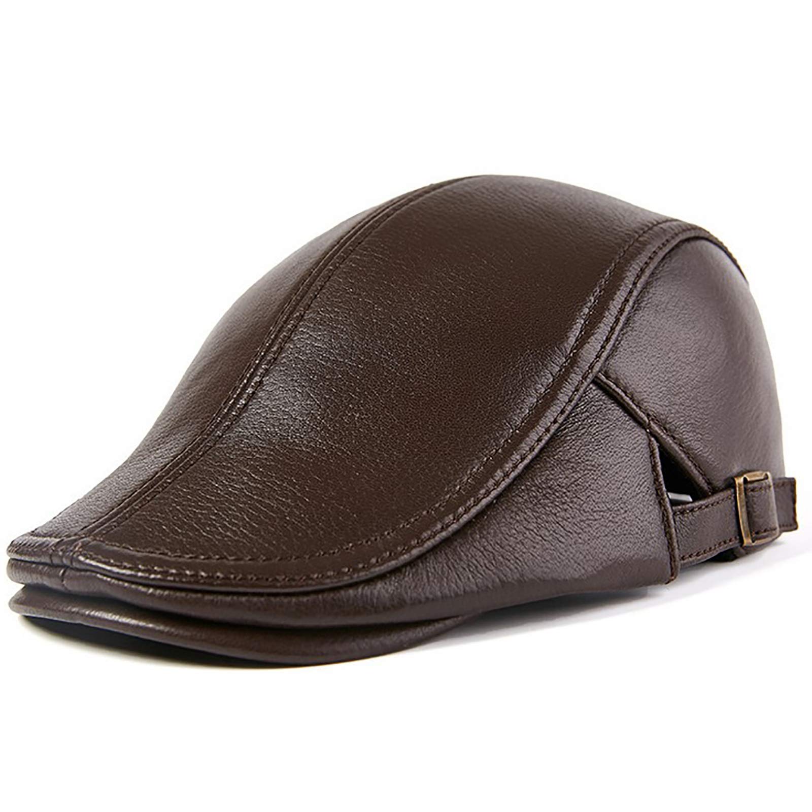 Béret hiver pour hommes en cuir pour stopper le froid et le vent
