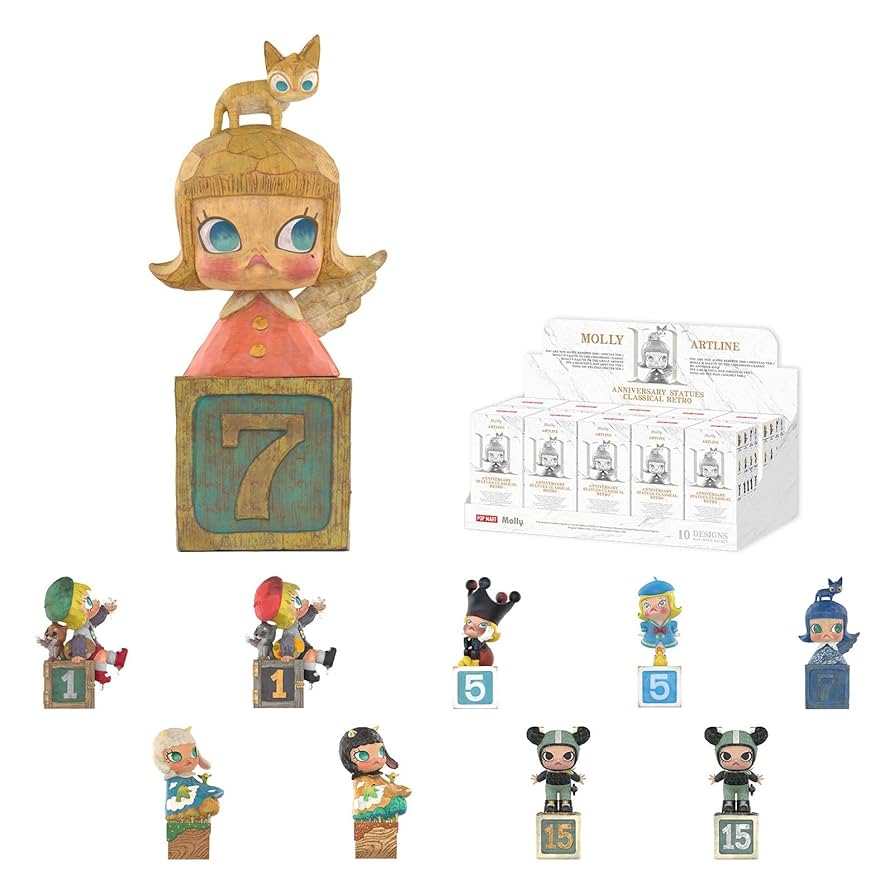 Amazon.co.jp: POP MART モリー アニバーサリー スタチュー