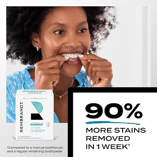 Rembrandt Deeply White Teeth Whitening Strips - 14 Treatments