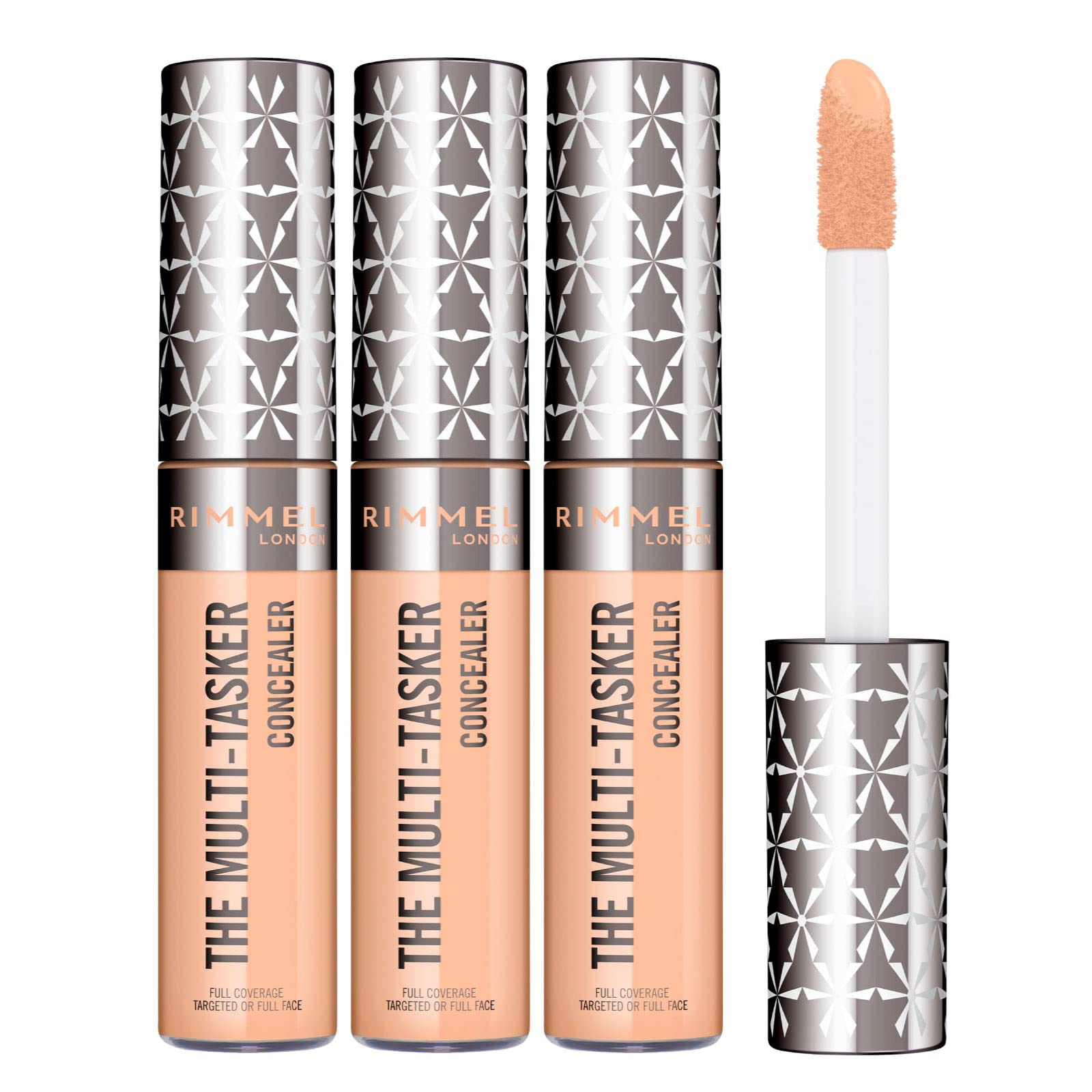3x Rimmel London The Multi-Tasker Concealer Correttore Liquido 040 Ivory - 3 Correttori