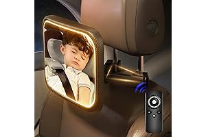 Baby Car Mirror with Light - Advanced Safety for Your Backseat Baby