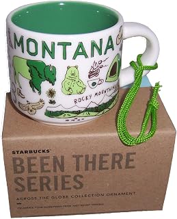 Montana Been There Series, 2 Ounce Espresso Cup, Cappuccino Mug, Ornament, Collectible Single Shot 2 oz.