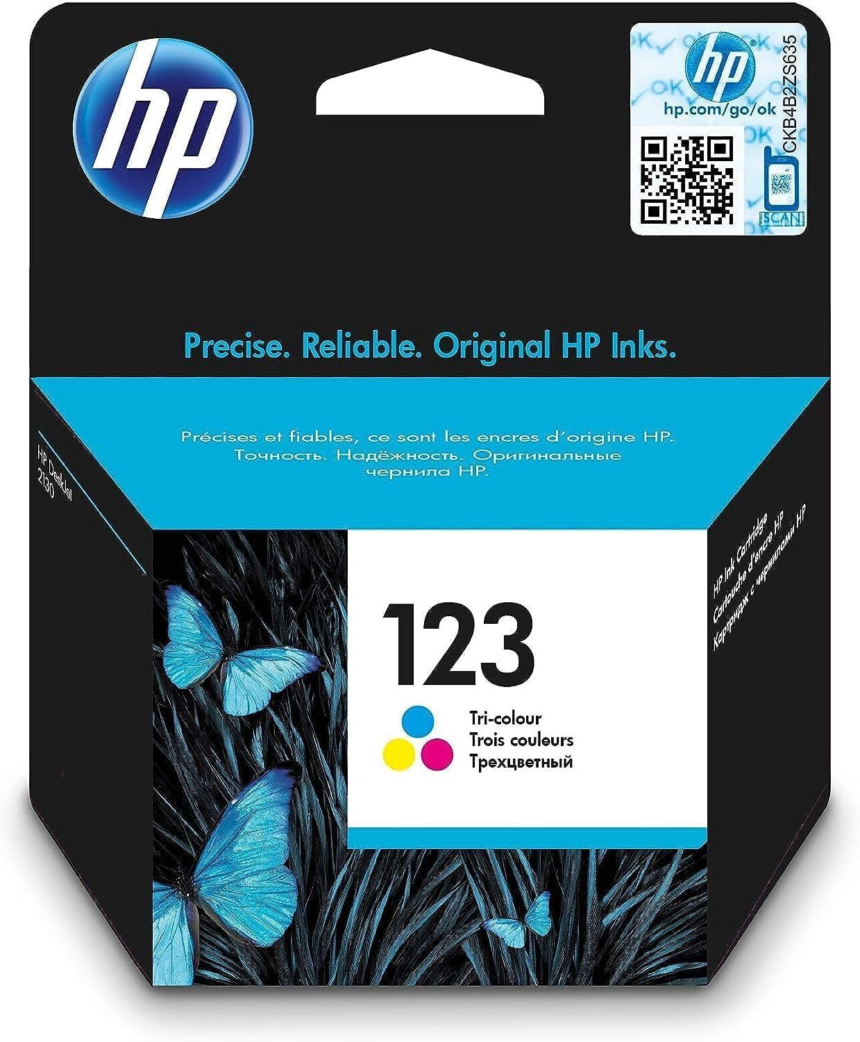 123 Tri-Colour Original Ink Cartridge-1pc