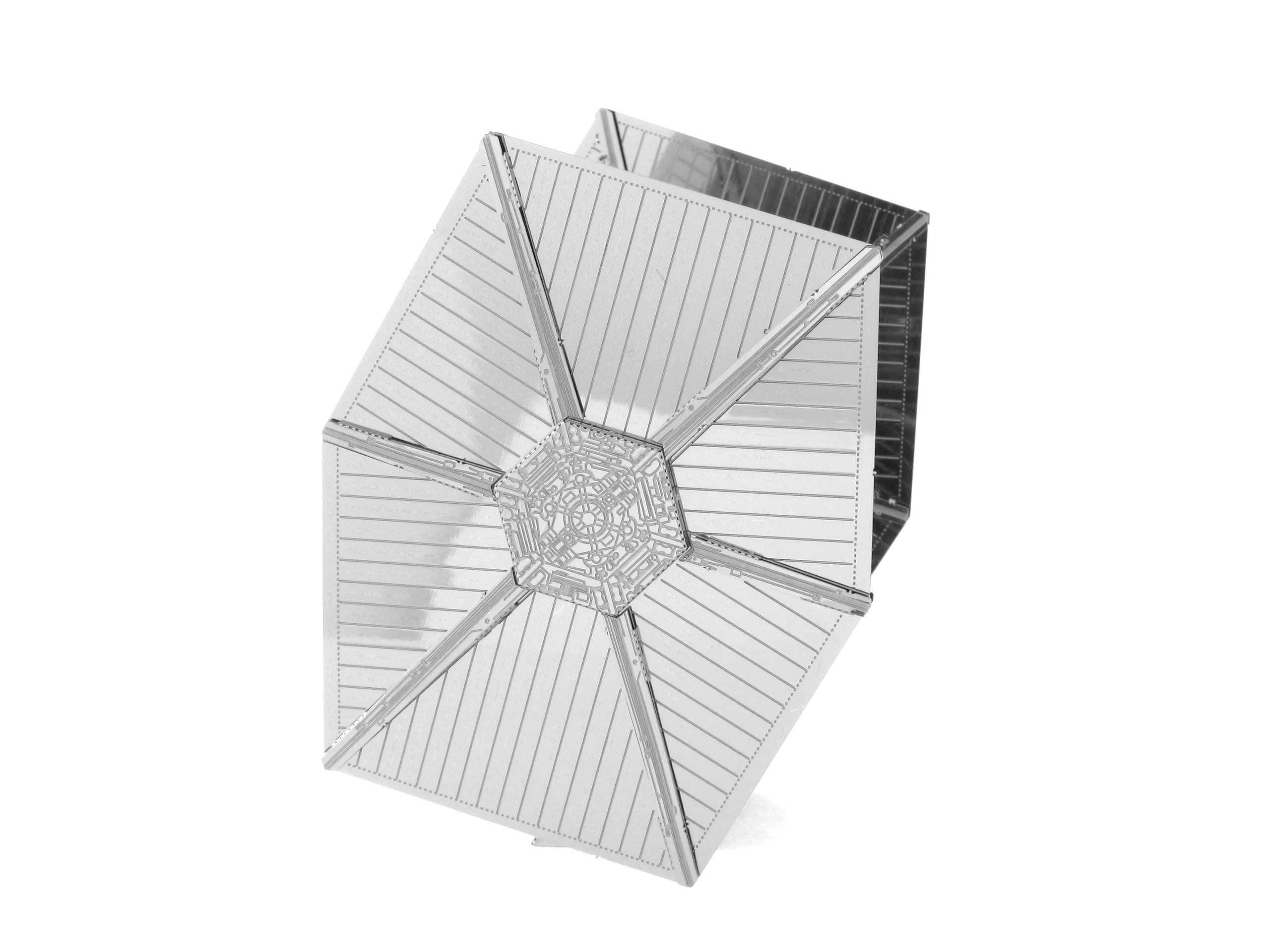 Metal Earth Puzzle 3D Caza Tie. Rompecabezas de Metal de Star Wars. Maquetas para Construir para Adultos Nivel Desafiante de 6.5 x 6 x 7.3 Cms