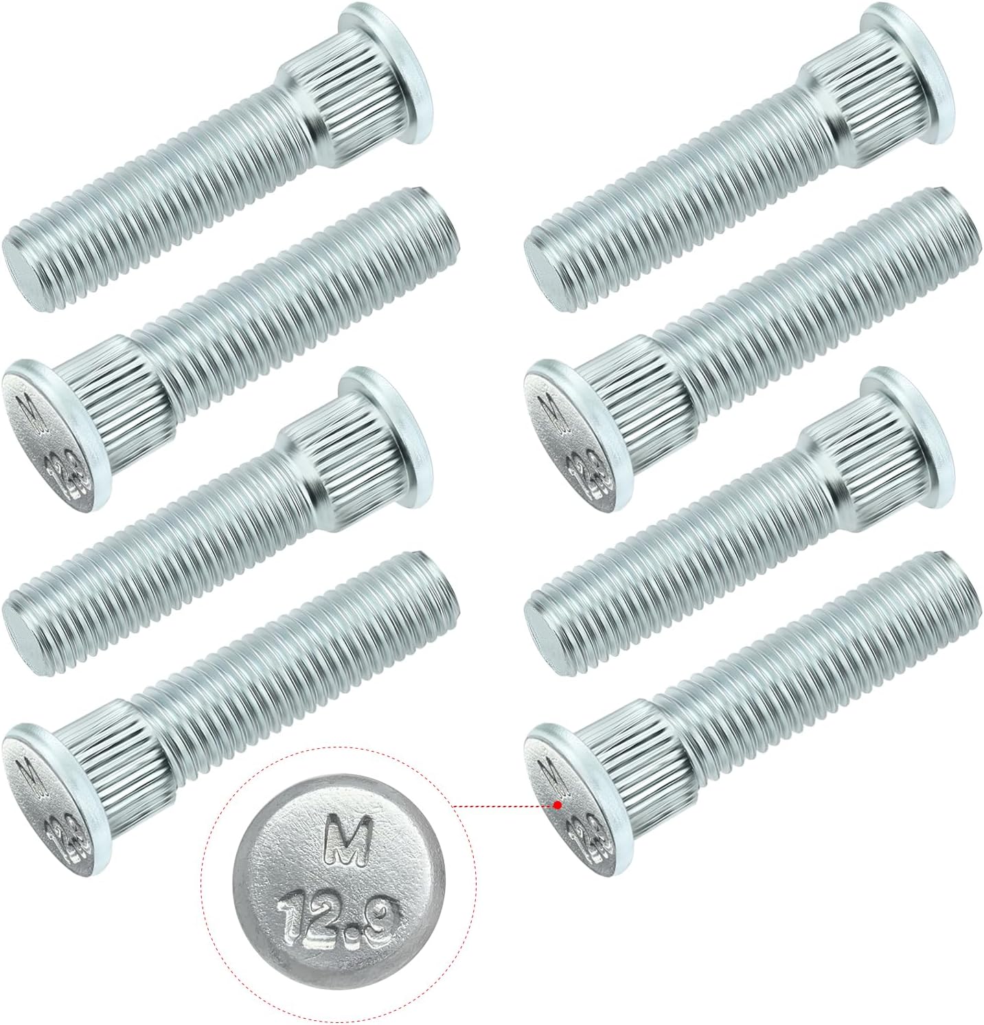 Front Wheel Hub & Stud Left & Right for Polaris RZR 900 800-4 570 Ranger 800 Diese-l 900 700 ACE 570 900