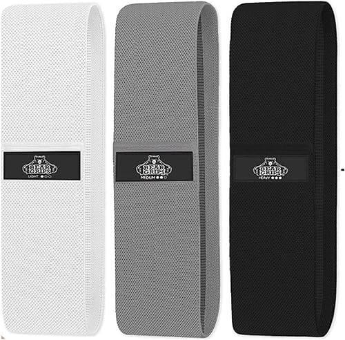 Miniatura 6 de Bear Grips Bandas de resistencia para entrenar  Equipo de gimnasio en casa Bandas de ejercicio  Equipo de entrenamiento de glúteos, bandas elásticas