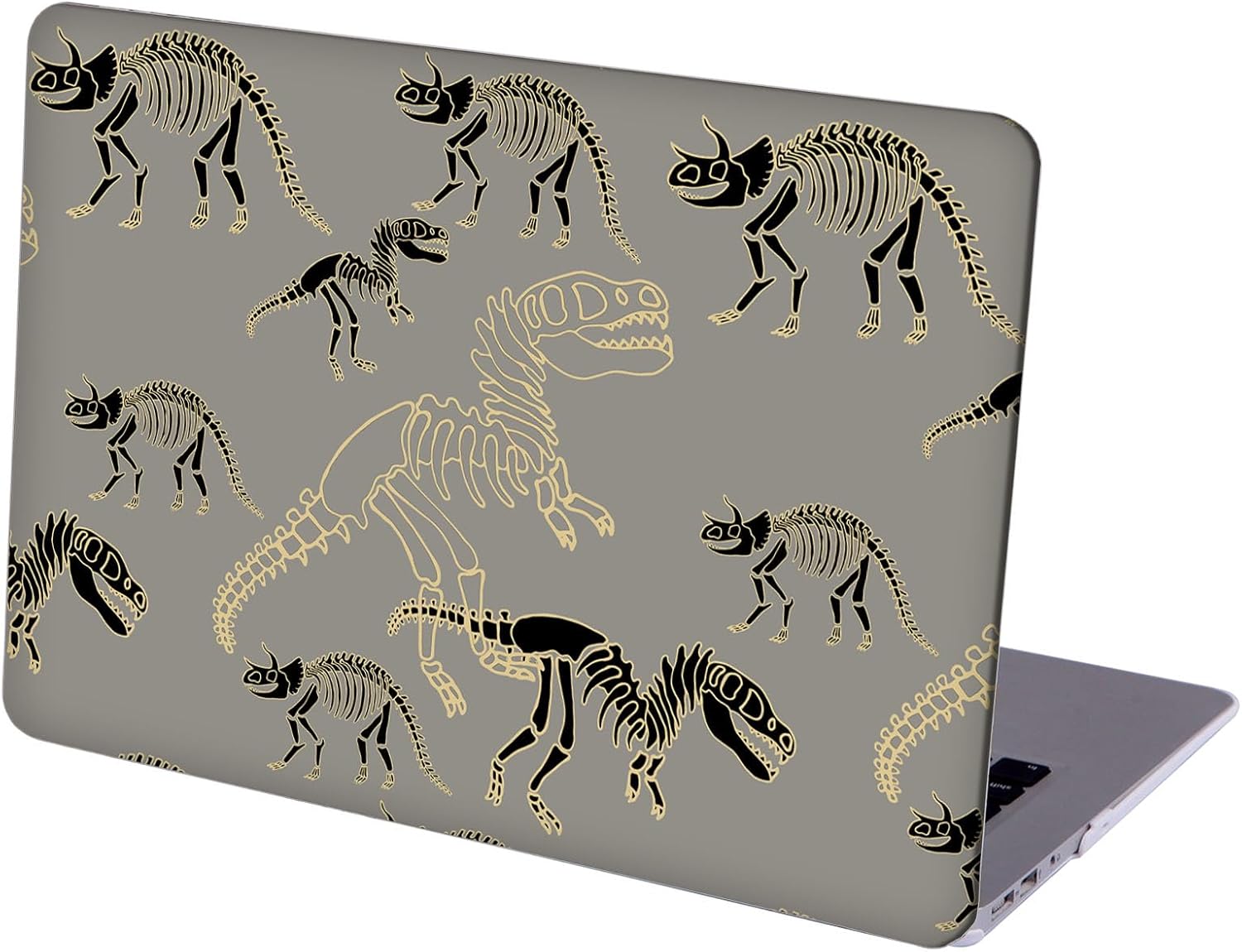 Compatible with MacBook Neo 13-inch, Hard Shell Case with Keyboard Cover and Screen Protector (A3404 A18 Pro chip, 2026 Release) - Dinosaurs Skeleton MD8691