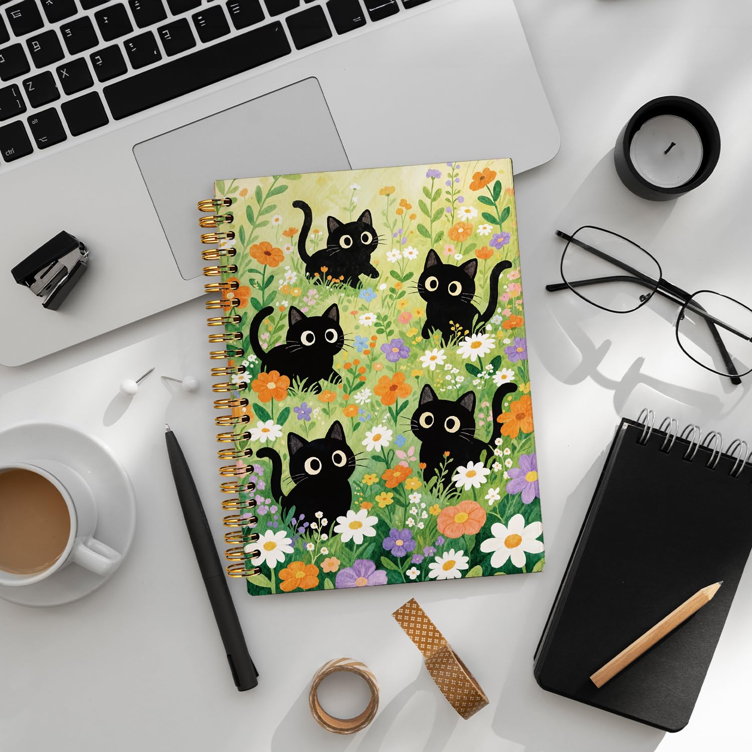 LIANHW - Taccuino con grazioso gatto, per la scuola
