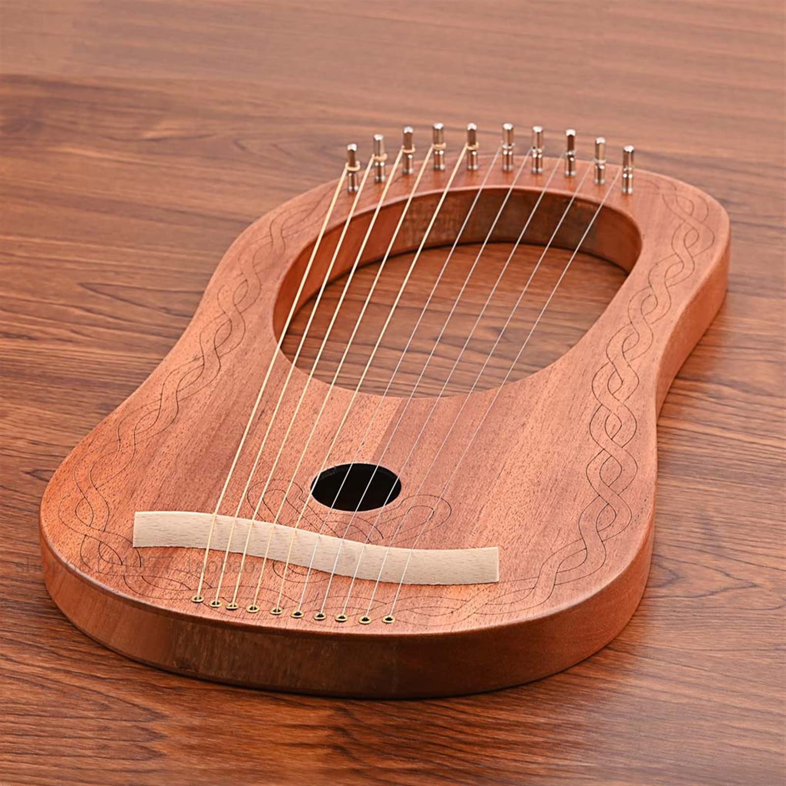 Harfen Professionelle Leier Harfe Holz Mahagoni Harfeninstrument Mit Stimmwerkzeug