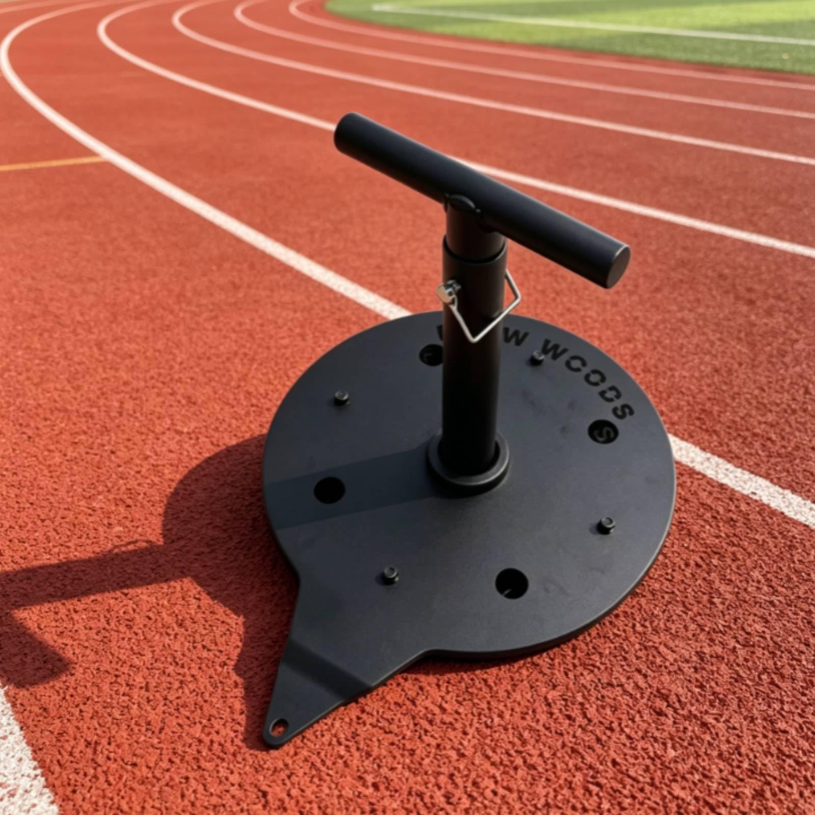 Slitta Regolabile con Perno Nero Antiriflesso Attrezzatura Sportiva Costruzione Industriale Strumento Sportivo