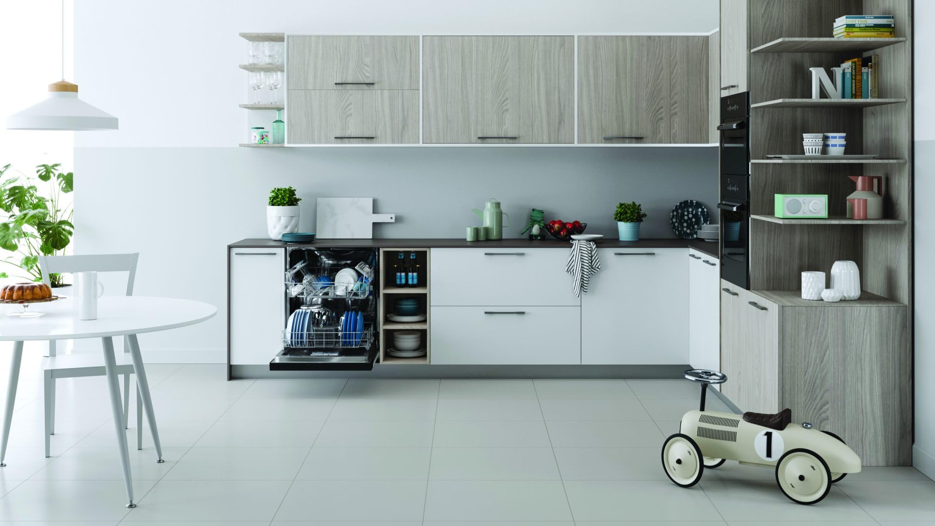 INDESIT I3B L634 B LAVASTOVIGLIE 2024 SEMI INCASSO NO PANNELLO SCOMPARSA PARZIALE 14 COPERTI CLASSE D NERO