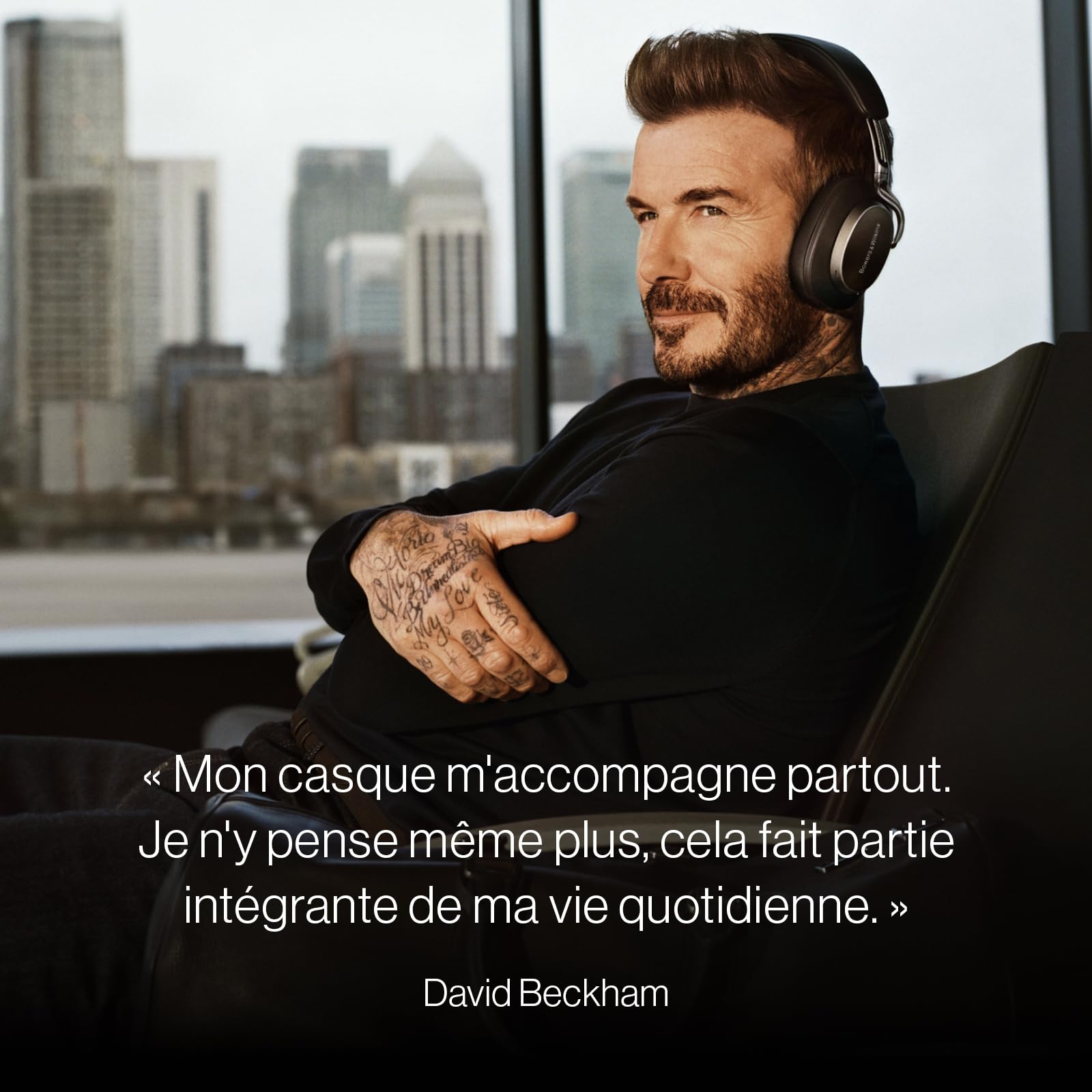Bowers & Wilkins Px8 S2 Casque sans Fil à Réduction de Bruit avec Bluetooth Audio, & Recharge Rapide, 30 Heures de Lecture Haute Résolution et Microphone Intégré - Noir Onyx