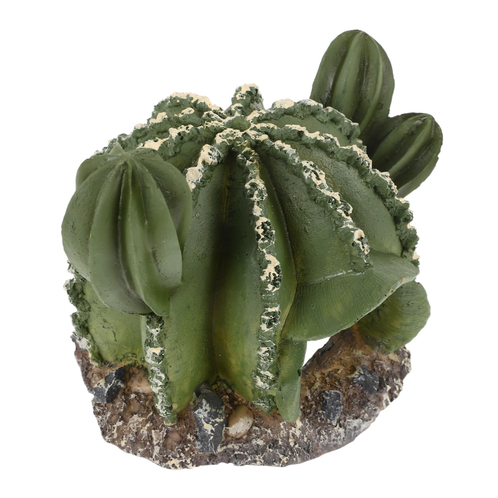 Happyyami 3piezas Cueva Decorativa para Reptiles Forma De Cactus Refugio Práctico para Terrarios Escondite Natural para Lagartijas y Serpientes Accesorio De Paisajismo para Tanques De