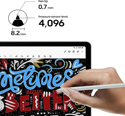 Miniatura 5 de Galaxy Tab S9 FE S Pen para Samsung Galaxy Tab S9 FE Stylus Pen repuesto Galaxy Tab S9 FE Plus S Pen con 4,096 niveles de presión sin Bluetooth+5