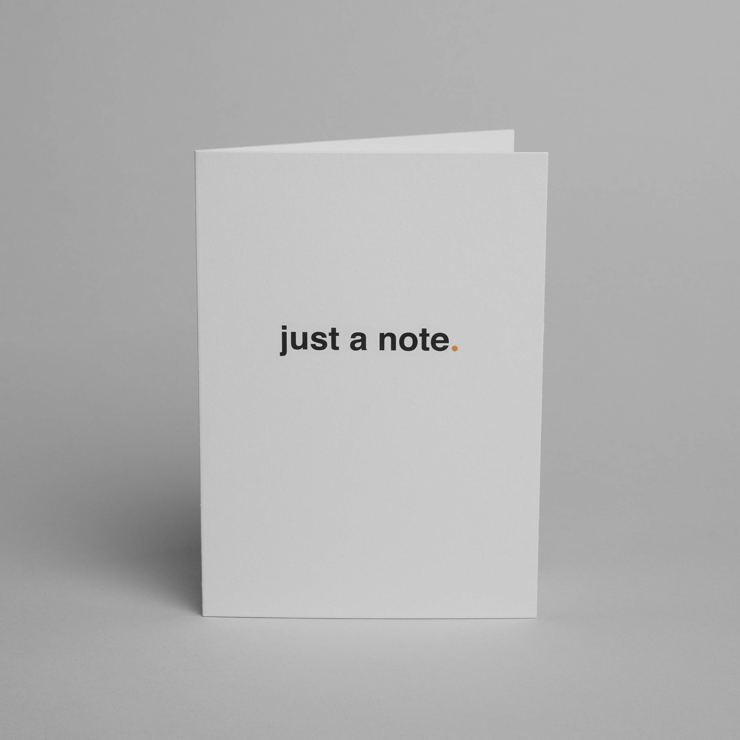 Blake Note Cards Sage Just a Note Ice White Note Cards with envelopes 5 x 7 Inch (127mm x 176mm) Pack of 10