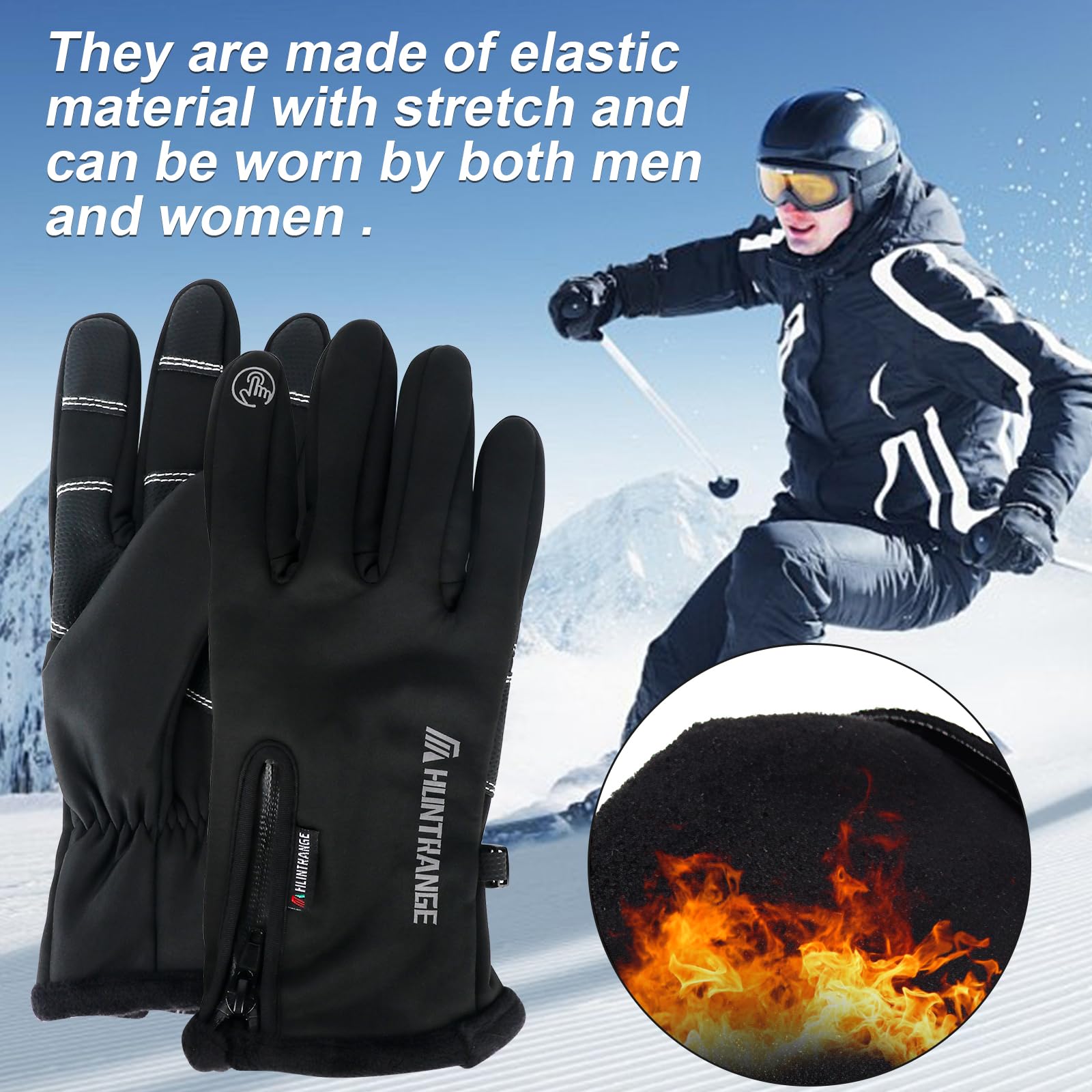 RUICUBEI Beheizte Handschuhe USB | Für Touchscreen & Outdoor-Sport