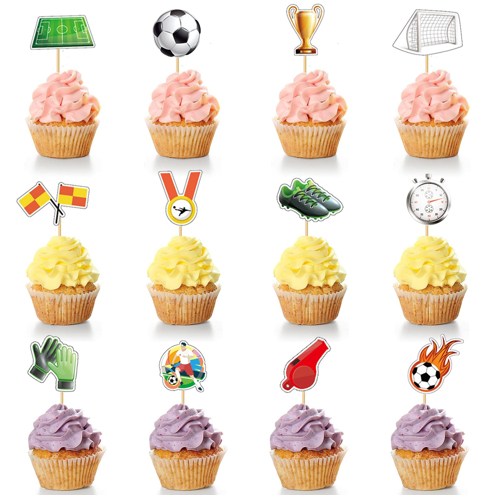 Pirottini Calcio Per Cupcake E Muffin - Foto 4
