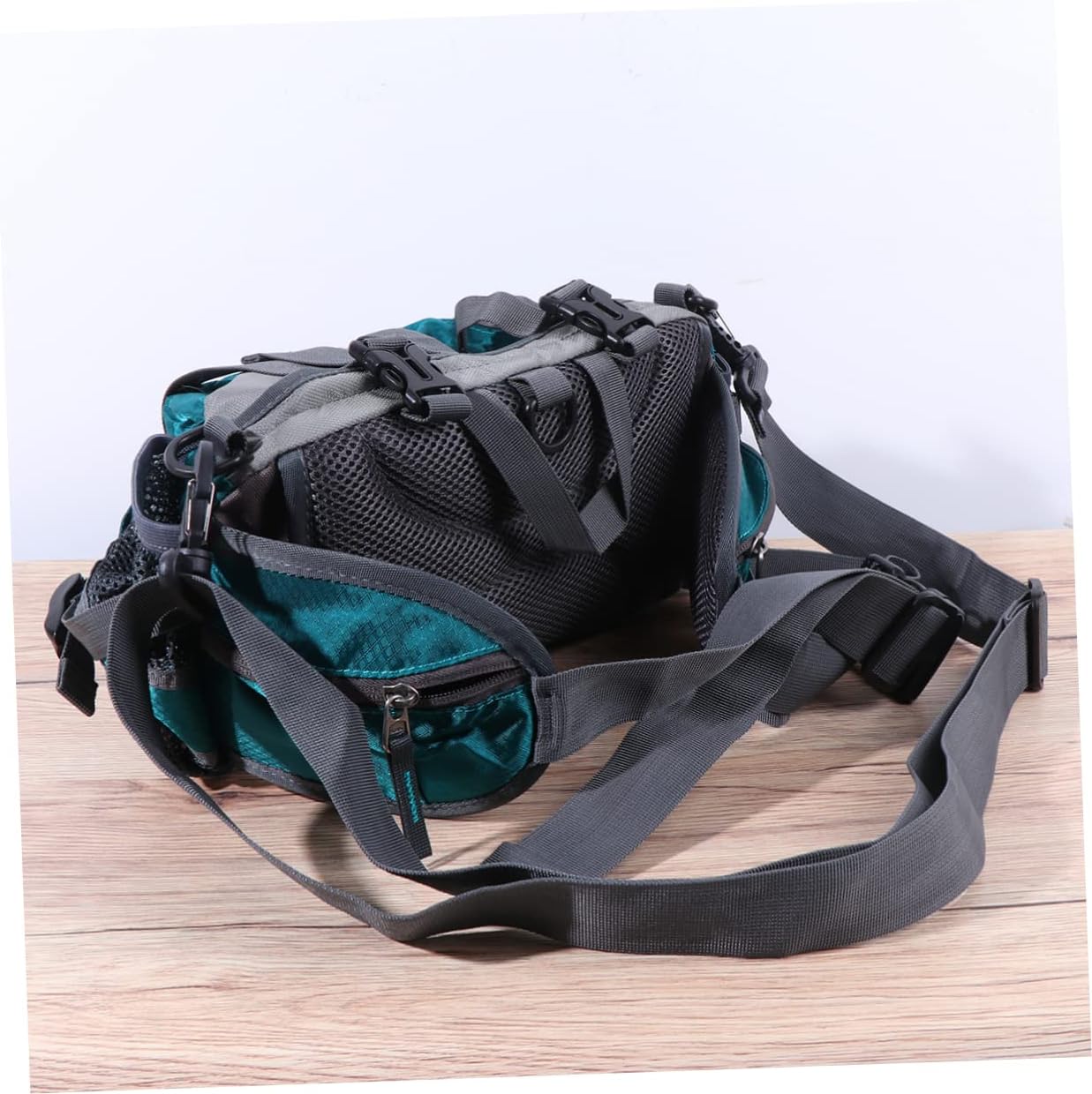Multifunctional Running Waist Pack Pouch Bag for Sports Hiking Travel Reflective Stripes
