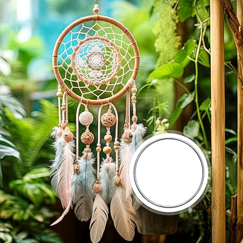 Miniatura 4 de 10 anillos de metal de 6 pulgadas para manualidades, aros de plata, anillos florales de macramé, para manualidades, suministros de atrapasueños