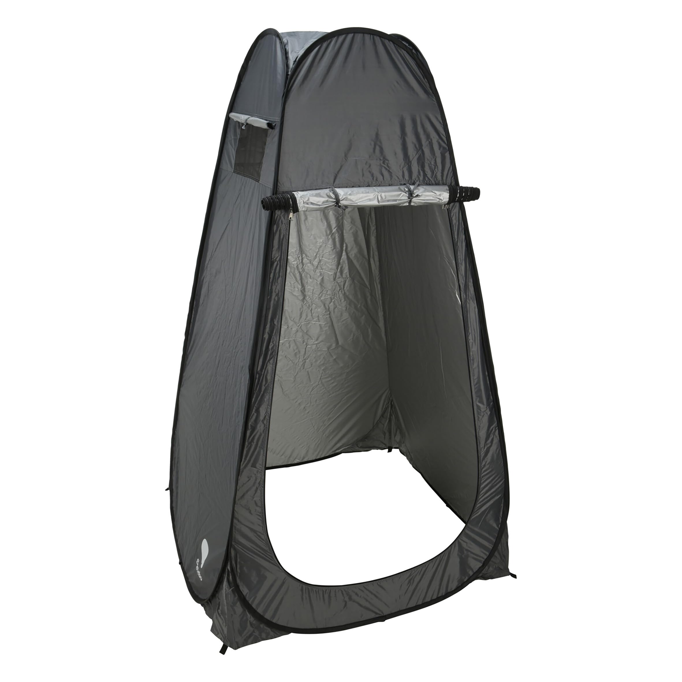 Tenda pop-up con cerniera – 190 x 110 cm – Tenda WC da campeggio grigio con borsa per il trasporto – Glamping tenda da doccia WC tenda da campeggio spogliatoio da spiaggia per festival trekking