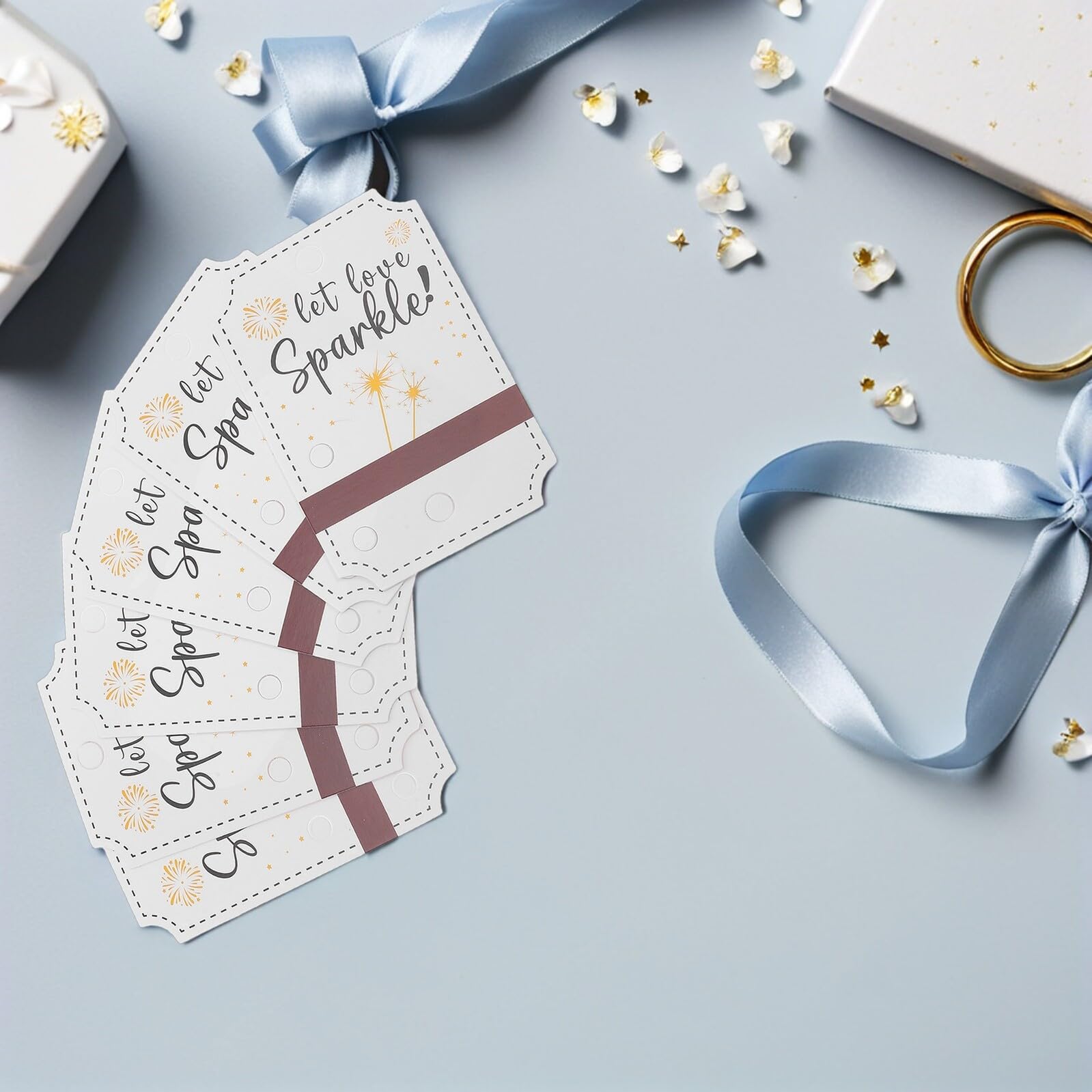 Holibanna 50 Stück Papieranhänger mit Löchern Etiketten für Hochzeitsgeschenke mit Reibefläche Vintage Design für Partygeschenke