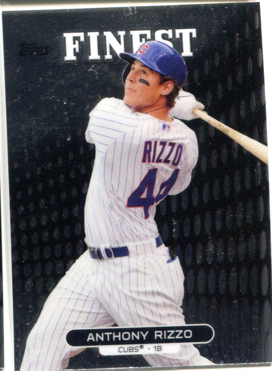 Anthony Rizzo 2013 Topps Finest Unsigned Card - Slabbed Baseball Cards