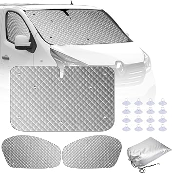 Thermal Blinds | 3-Piece Set for Trafic 2015 2024, Vivaro & NV300