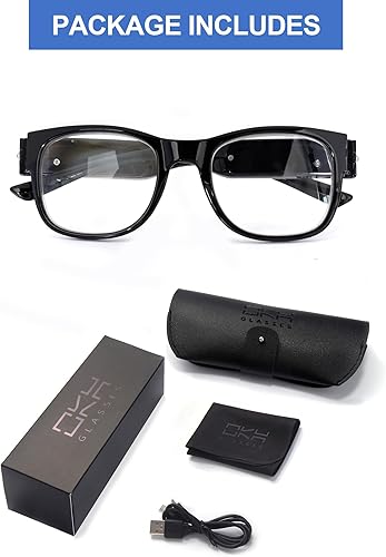 Miniatura 2 de OKH Lighted Rechargeable reading glasses - Clear Vision Hands Free LED Eyewear with blue light readers