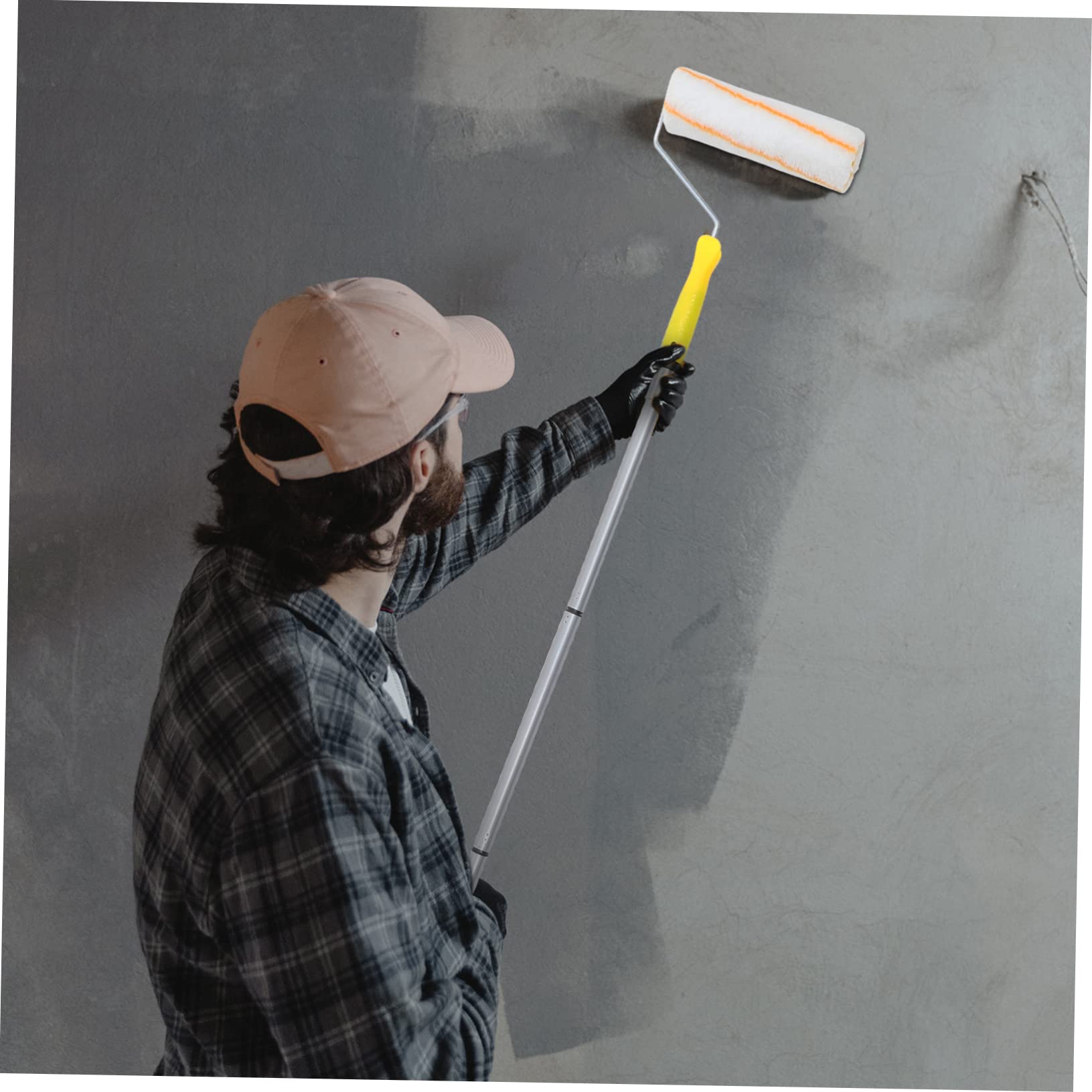 Tofficu Per Pittura in Microfibra Rulli Per Pittura Staccabili Per Professionale Applicazione Facile Su Soffitti e Mobili