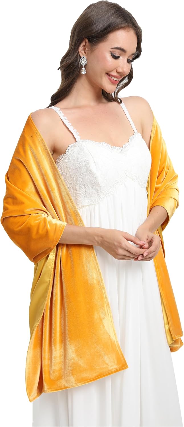 Shawls and Wraps for Evening Dresses Pashmina Wraps for Women Wedding Velvet Shawl Wrap Accessories - Image 4