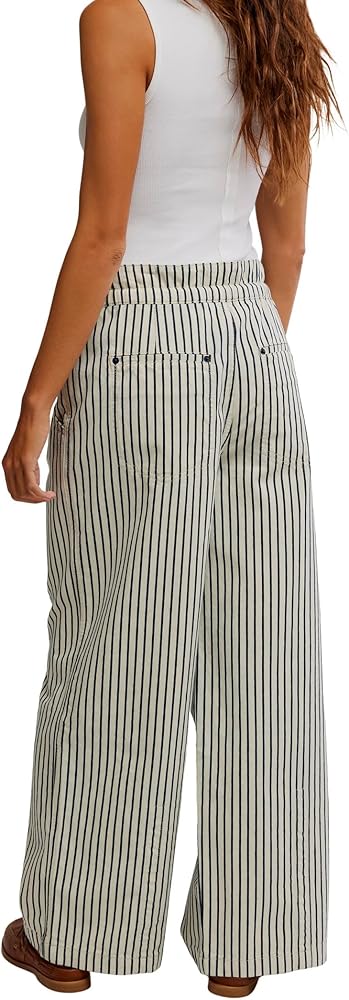 Free People Women's Dakota Cinched Pull On-Ra, Washed Railroad at