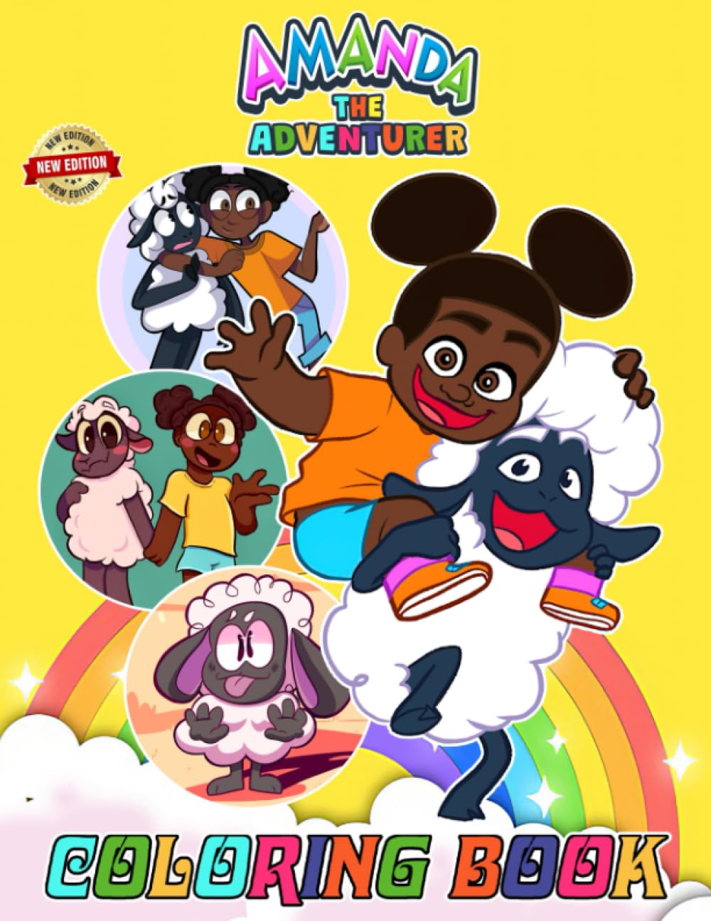 Amanda the Adventurer Coloring Book Cute Character for Fan Men Teen Women Kid Student: A Jumbo Colouring for Kids Ages 4-7,8-12, Girls, and Adults | ... | Perfect Gift For Stress Relief And Unwind