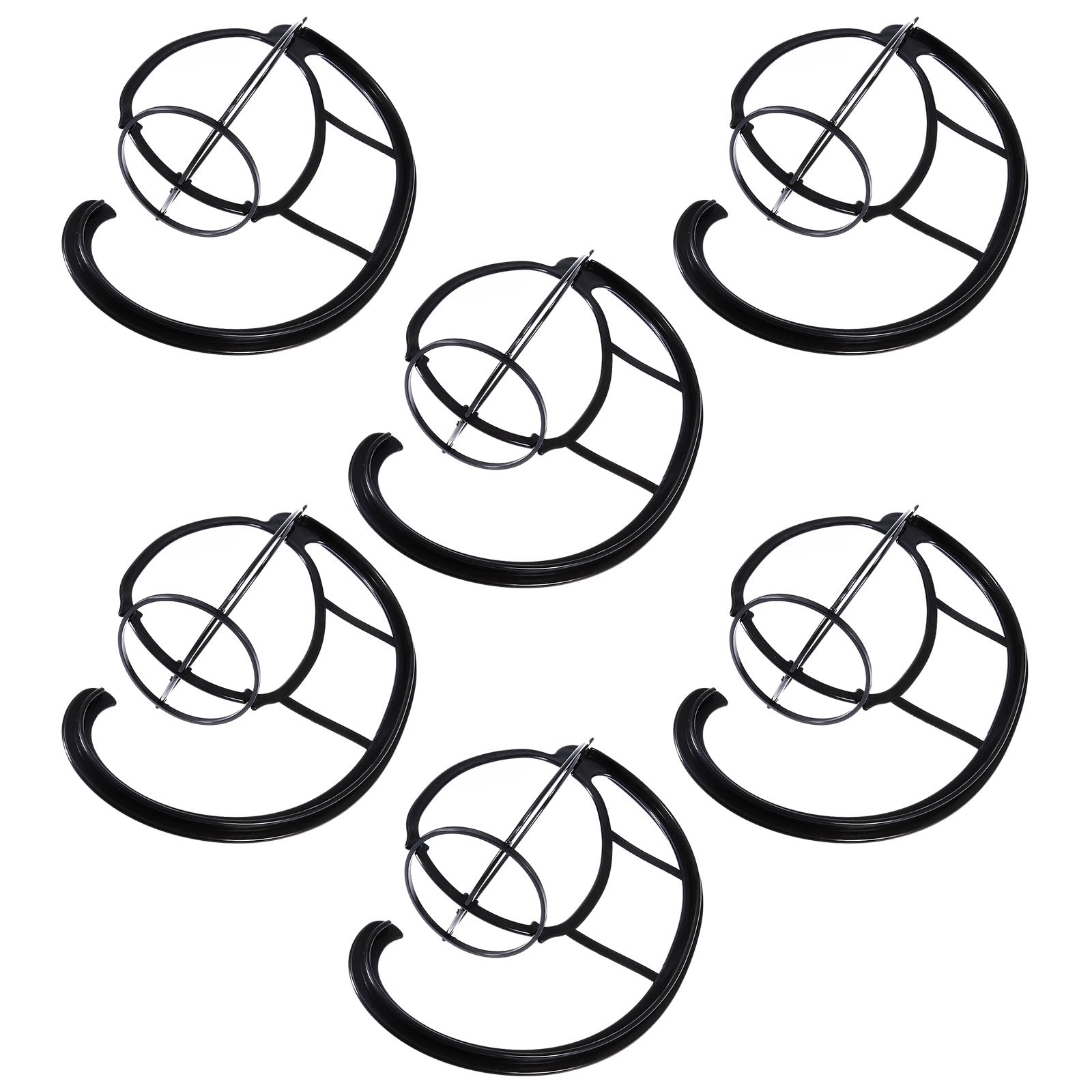 6piezas Soporte para Peluca Expositor de Pelucas Portátil para Guardar Sombreros y Exhibirlos Salón de Belleza
