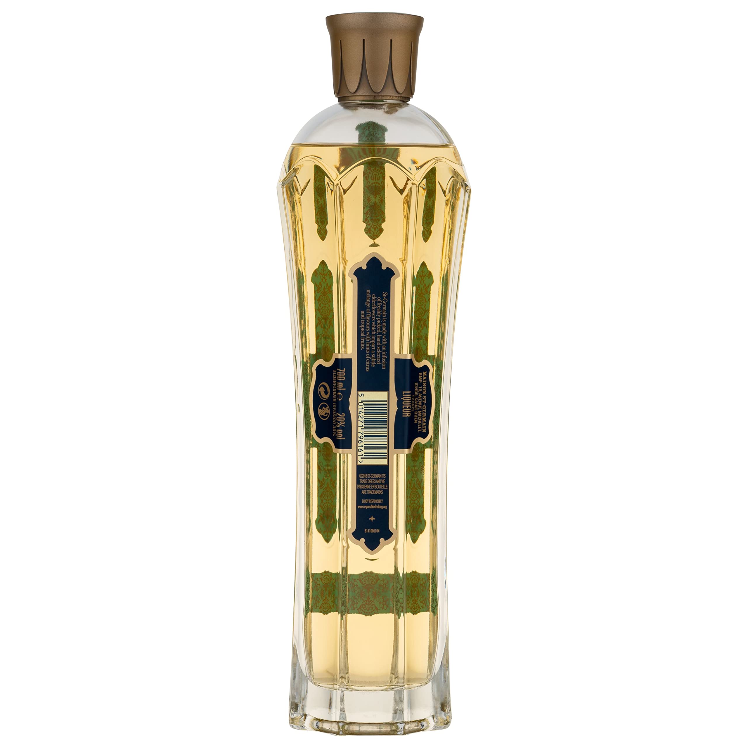St-Germain Liquore Artigianale ai Fiori di Sambuco, Vol. 20%, 70 cl / 700 ml, raccolti a mano e senza aromi artificiali