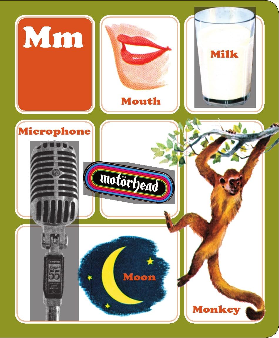 Apples to Zeppelin Board Book: A Rockin' ABC for Cool Kids! (Music Legends and Learning for Kids) - Image 3