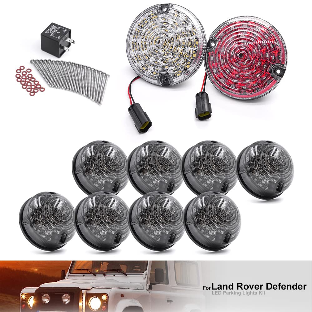 Defender LED Update Kit completo di luci LED indicatore di direzione posteriore Lmap fendinebbia e retromarcia e luce laterale anteriore per Defender 1990-2016