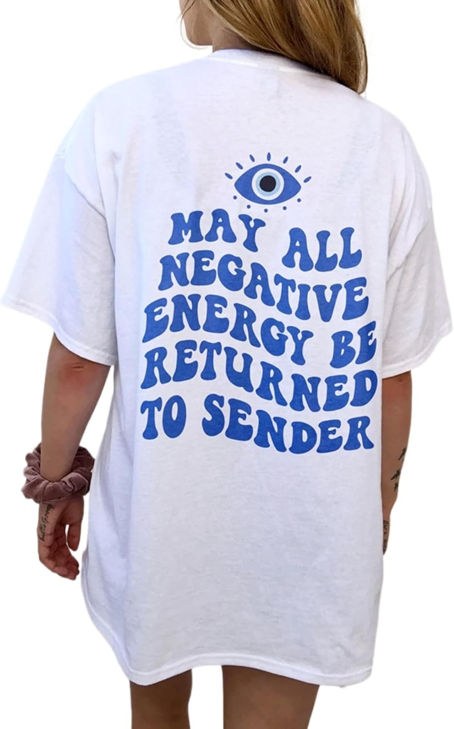 Graphic Evil Eye Tees Y2k Clothes Oversized Loose Short Sleeve Y2k Shirt Streetwear T-Shirts for Womans