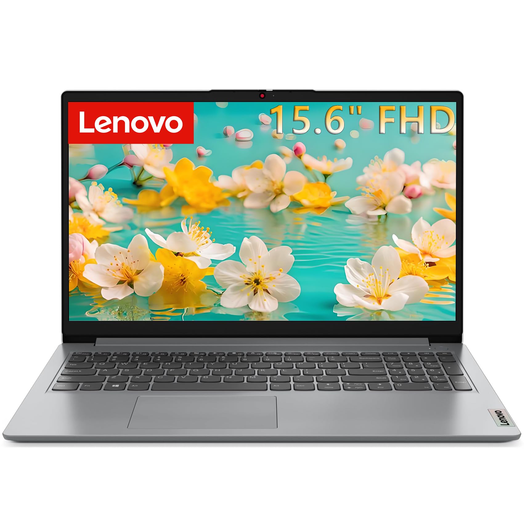 IdeaPad 1 Laptop Computer for Business and Student, 15.6" FHD Display, Lifetime Office 365 for Web, Intel Dual Core N4200 Processor, 8GB DDR4 RAM, 256GB PCIe SSD, WiFi 6, BT 5.2, Type-C, Grey