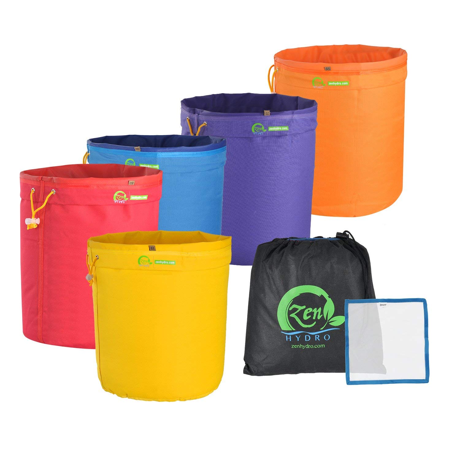 iPower GLBBAG5X5 5 gallon 5 herb ice essence extraction bladders hash kit 5 gallon, 5 bags, 5 pack.