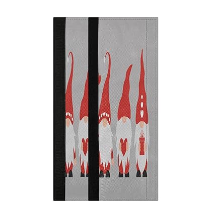 2 Pcak Refrigerator Door Handle Covers Dishwashers Grill Microwave Cabinet Door Cloth Protect Kitchen Appliance Clean Cute Valentine Gnomes